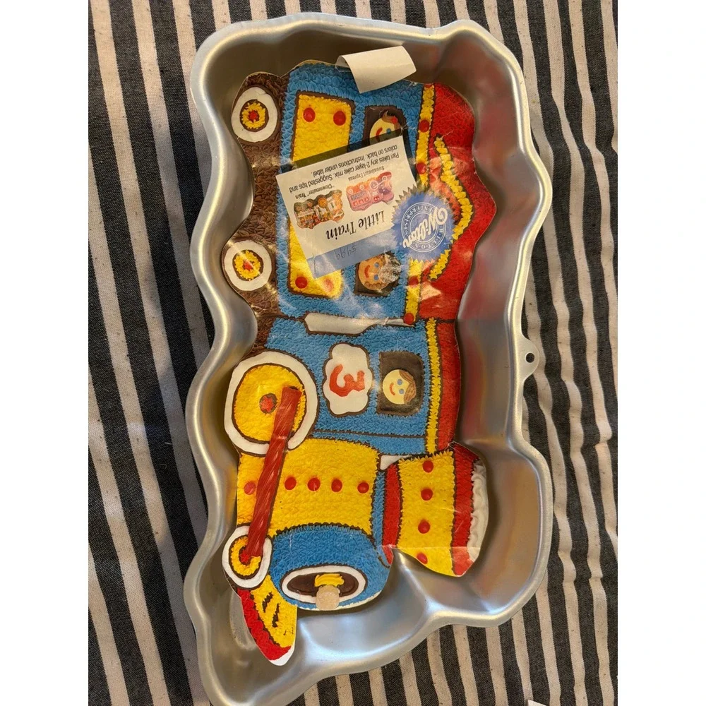 Vintage Wilton Little Train Cake Pan 1990 Aluminum Locomotive Mold 2105-650